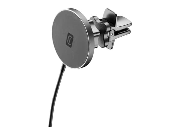Cellularline Touch Air Mag - Magnetisk bilholder med MagSafe 7,5W trådløs lading (svart) Sort
