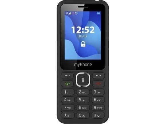 myPhone 6320, Bär, Dubbla SIM-kort, 6,1 cm (2.4"), Bluetooth, 1000 mAh, Svart