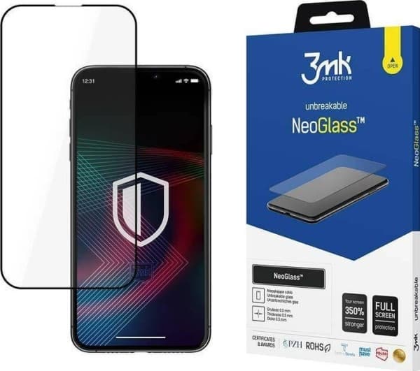 Herdet glass for iPhone 14 Pro Max 8H fra 3mk NeoGlass-serien
