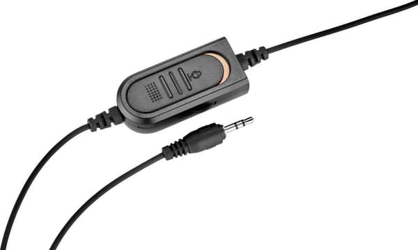Renkforce Puhelinkuulokkeet 2,5 mm jakki Plug Corded, Mono On-ear Black