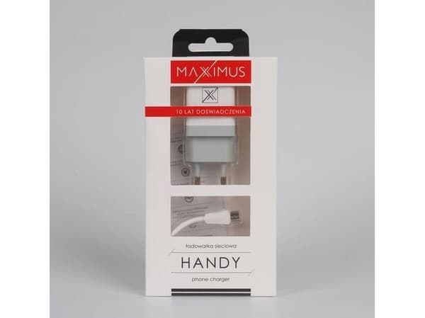 MAXXIMUS Laderbelastning. Nettverk. Maxximus Handy 1A + Micro USB