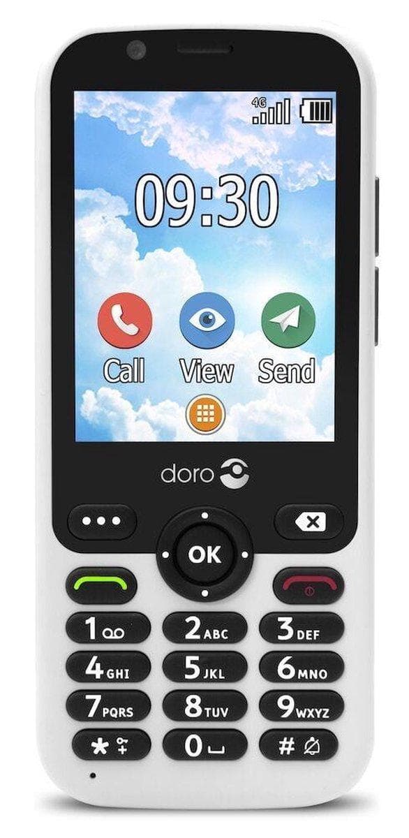 Doro 7010 4G valkoinen älypuhelin