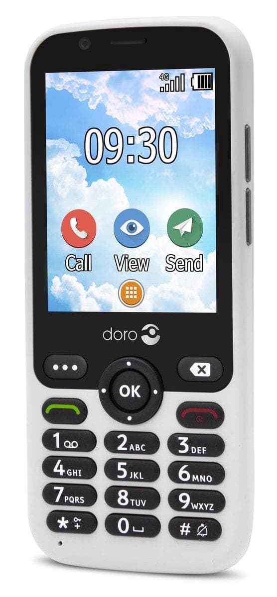 Doro 7010 4G valkoinen älypuhelin