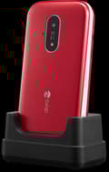 Miniatyrbillede 3 af 9: Doro 6820 - 4G enkel foldetelefon til seniorer (rød-hvid)