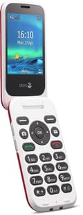 Miniatyrbillede 1 af 9: Doro 6820 - 4G enkel foldetelefon til seniorer (rød-hvid)