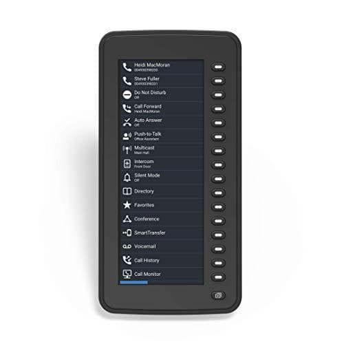 Snom D7C värillinen USB-laajennusmoduuli D7xx-puhelimille (korkean resoluution värinäyttö taustavalolla, ketju jopa 3 moduulia), musta, 00004467