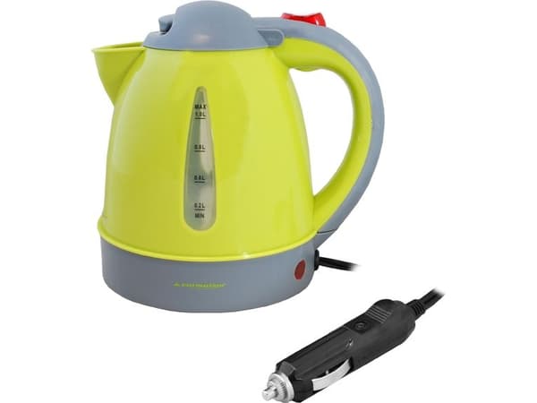 Vannkoker LTC bilkoker 1L, 24V, 300W med flat varmeplate
