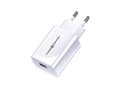 Miniatyrbilde 1 av 2: usams T22 3A 18W 1xUSB QC 3.0 network charger without cable - white