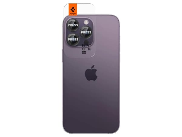Spigen AGL05205, Linssisuoja, Läpinäkyvä, Karkaistu lasi, Apple, iPhone 14 Pro (6.1-inch) 2022 iPhone 14 Pro Max (6.7-inch) 2022, Laatikko