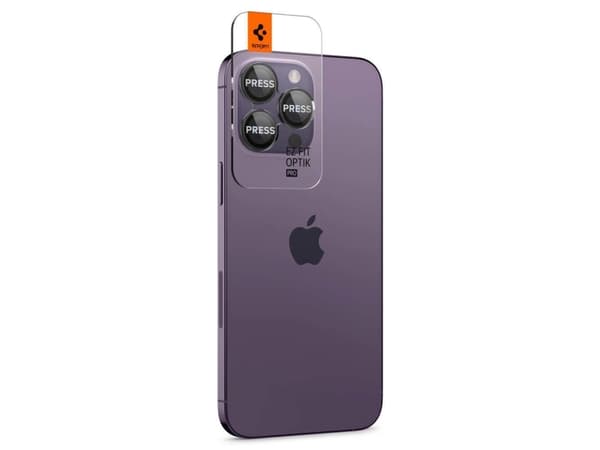 Spigen AGL05205, Linssisuoja, Läpinäkyvä, Karkaistu lasi, Apple, iPhone 14 Pro (6.1-inch) 2022 iPhone 14 Pro Max (6.7-inch) 2022, Laatikko