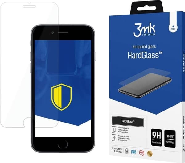 3MK 5903108296137, Apple, iPhone 7 / iPhone 8, likaa hylkivä, naarmuuntumaton, iskunkestävä, iskunkestävä, 1 kpl