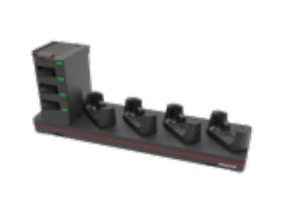 Honeywell Charge Base - Håndholdt ladestativ + strømadapter - 5 spor, uten støvel - Europa - for Honeywell CT45; Dolphin CT40