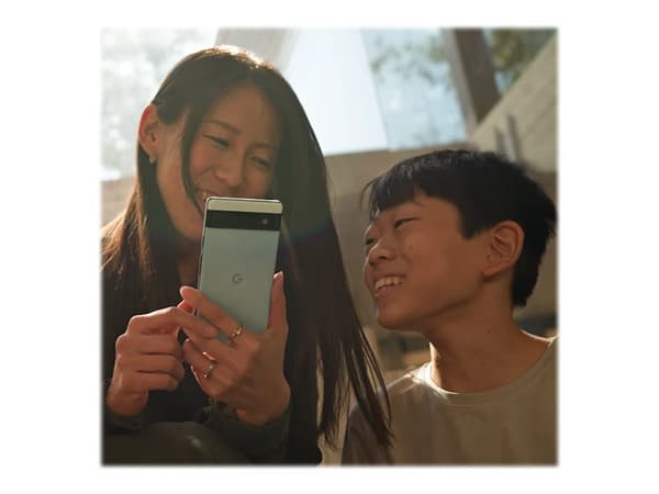 Google Pixel 6a - 5G pekskärmsmobil - dual-SIM - RAM 6 GB / Internal Memory 128 GB - OLED-skärm - 6.134" - 2400 x 1080 pixlar (60 Hz) - 2 bakre kamer