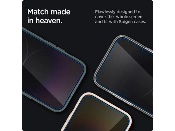 Spigen GLAS.tR Slim, Apple, iPhone 14 Pro Max, Naarmuuntumisenkestävä, Läpinäkyvä, 1 kpl