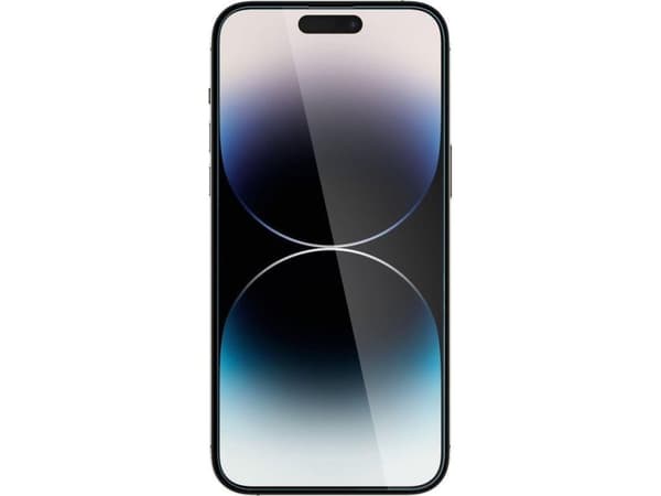 Spigen GLAS.tR Slim HD, Apple, iPhone 14 Pro, Støtbestandig, Fallsikker, Ripebestandig, Sort, 1 stykker