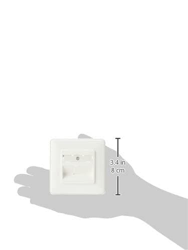 BTR 130B11D10002-E Datastik C6A modul 1 port 180° til overflademontering Pure White
