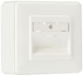 Miniatyrbillede 2 af 4: BTR 130B11D10002-E Datastik C6A modul 1 port 180° til overflademontering Pure White