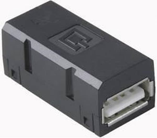 USB 2.0-kontakt Koppling, rak 1401U00812KI Buss A till buss A 1401U00812KI Metz Connect 1 st.