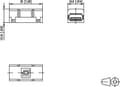 Miniatyrbild 2 av 4: USB 2.0-kontakt Koppling, rak 1401U00812KI Buss A till buss A 1401U00812KI Metz Connect 1 st.