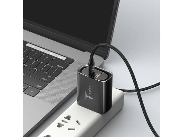 T-Phox laturi T-PHOX STUDY SERIES T-PP07 47W USB/USB-C MUSTA