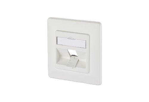 METZ CONNECT BTR C6Amodul 1 port 180°M OP - samledåse, planmonteret - RJ-45 - Pure White, RAL 9010 (1309141002-E) Hvid