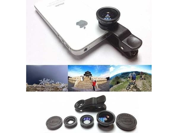 Apte AK315 3in1 FISHING EYE LENSES FOR SMARTPHONE TELEPHONE universal