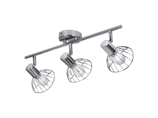 Activejet AJE-GIZEL 3P, Overflatebehandlet, 3 ampuller, E14, IP20, Sølv