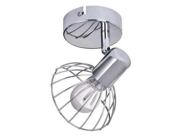 Activejet AJE-GIZEL 1P, Overflatebehandlet, 1 ampuller, E14, IP20, Sølv