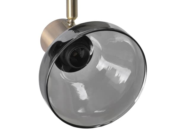 Activejet AJE-LISA 2P, Ytmonterad, Rund, 2 lampor, E14, IP20, Svart, Guld