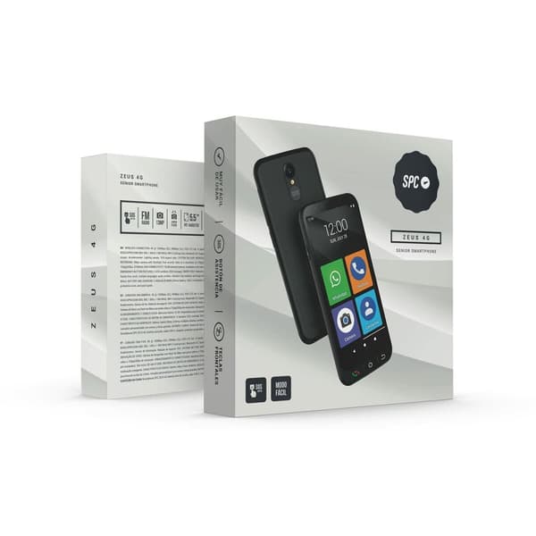 Mobiltelefon til ældre mennesker SPC Zeus 4G 5,5" HD+ 1 GB RAM 16 GB 16 GB RAM 1 GB RAM MediaTek Helio A22 16 GB
