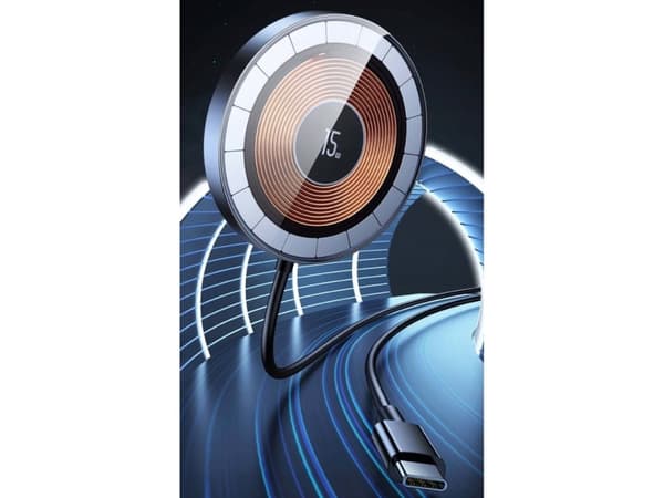 USAMS induktiv laddare US-CD183 magnetisk 15W svart CD183CDX01