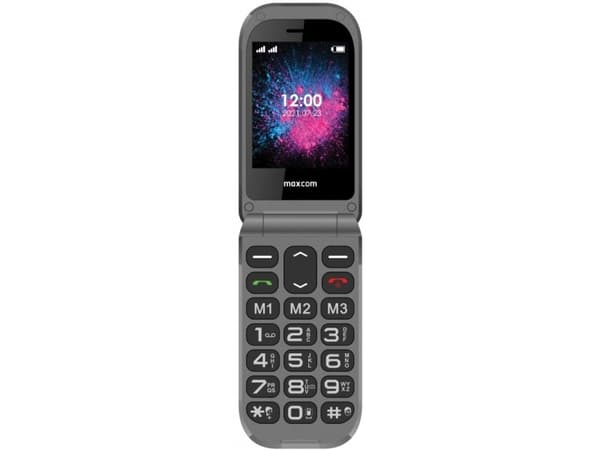 MaxCom Comfort MM827 4G, Flip, 7,11 cm (2.8"), 320 x 240 pixlar, 1400 mAh, Svart
