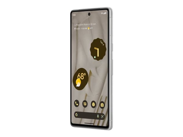 Google Pixel 7 - 5G smarttelefon - dobbelt-SIM - RAM 8 GB / Internminne 256 GB - OLED-display - 6.3" - 2400 x 1080 piksler (90 Hz) - 2x bakkameraer 5 Hvit