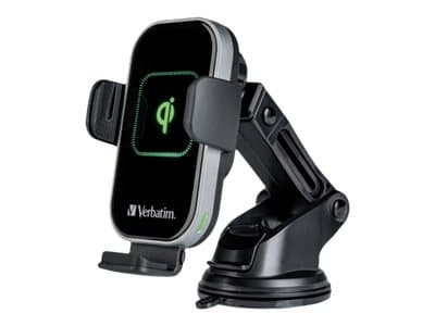 Verbatim - Trådløs ladeholder for bil - 15 watt Sort