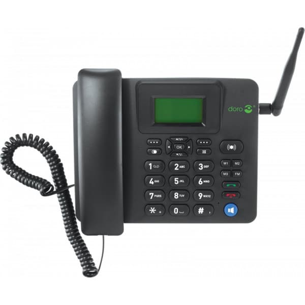 Doro 4100H 4G -GSM-pöytäpuhelin, musta