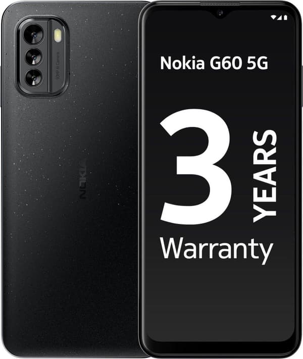 NOKIA G60 5G - 128 Gt - musta