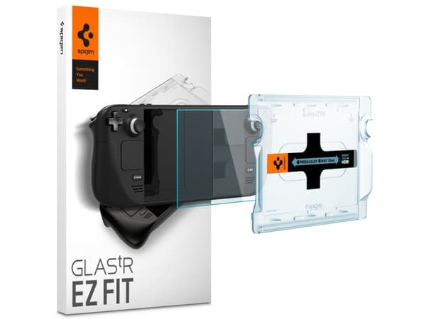 Spigen Glas.TR Steam Deck "EZ FIT" karkaistu lasi AGL05600