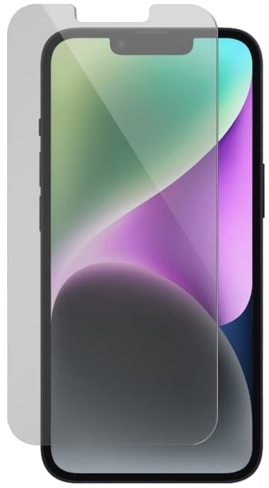 DELTACO SCRN-21IP67X - Skjermbeskyttelse for mobiltelefon - 2.5D - glass - med personvernsfilter - for Apple iPhone 13 Pro Max, 14 Plus