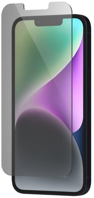 DELTACO SCRN-21IP67X - Skjermbeskyttelse for mobiltelefon - 2.5D - glass - med personvernsfilter - for Apple iPhone 13 Pro Max, 14 Plus