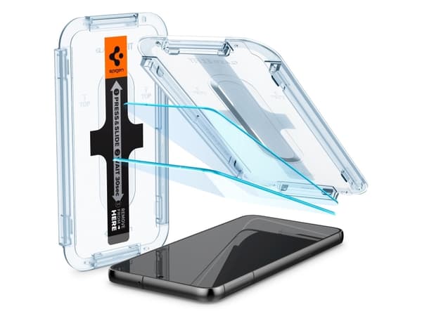 Spigen GLAS.tR EZ Fit - Skärmskydd för mobiltelefon - glas - för Samsung Galaxy S23