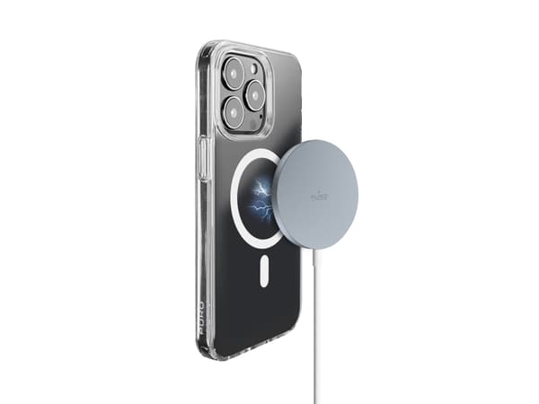 PURO CUSBCMAG1LBLUE, Innendørs, USB, Trådløs lading, 1 m, Blå