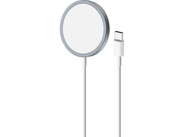 PURO CUSBCMAG1LBLUE, Innendørs, USB, Trådløs lading, 1 m, Blå