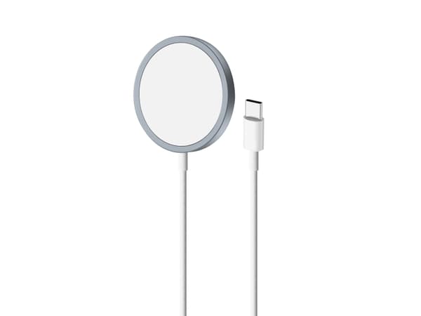PURO CUSBCMAG1LBLUE, Innendørs, USB, Trådløs lading, 1 m, Blå Blå