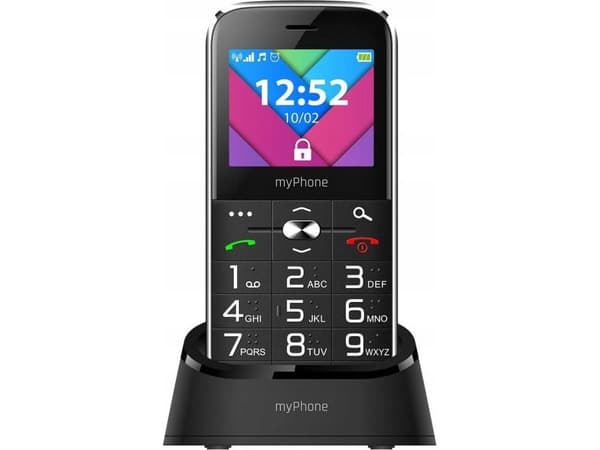 myPhone Halo C, Bar/Sperre, Dobbel SIM, 5,59 cm (2.2"), 0,3 MP, 1900 mAh, Sort