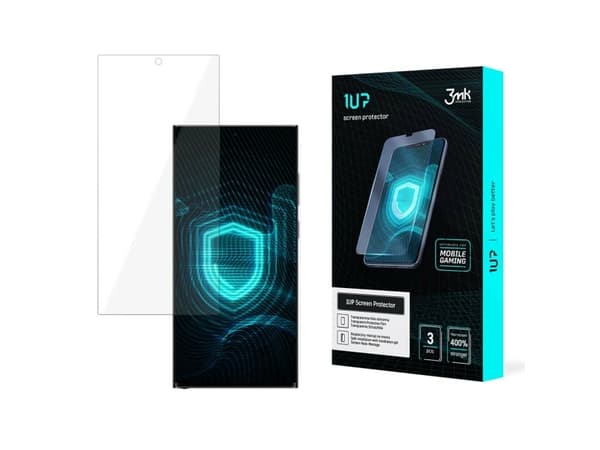 3MK Kjemisk herdet glass Hardy iPhone 13/13 Pro svart/svart