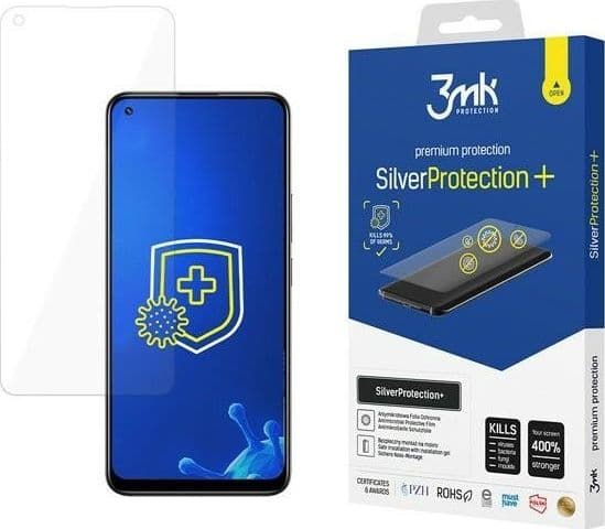 3MK 3MK 3MK Silver Protect+ Realme 8 märkäasennus antimikrobinen kalvo