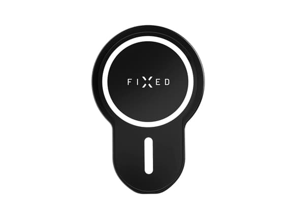 FIXED MagClick - Trådløs ladeholder for bil - with MagSafe support - 15 watt - 2.4 A - QC - svart