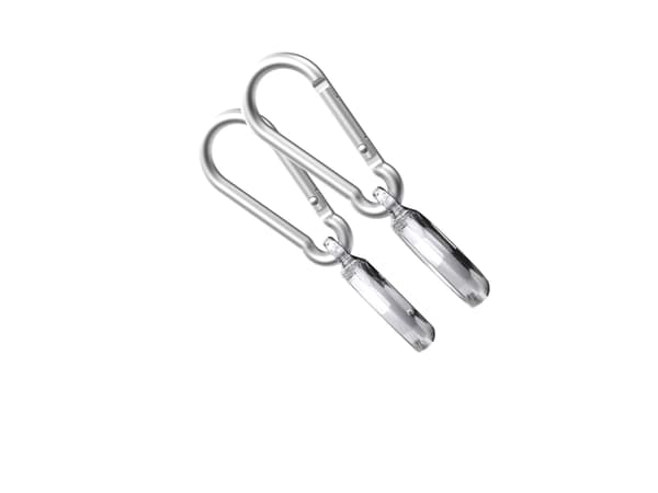 Tech21 T21-9273, Etui, Gjennomsiktig, Clear, Slagbestandig, Fallsikker, Ripebestandig, Apple AirTag, 2 stykker
