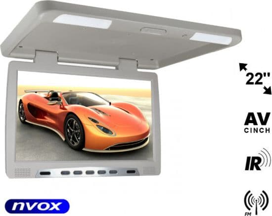 Nvox LCD takmonterad bildskärm 22 tum LED IR FM VGA... (NVOX RF2289 GR)