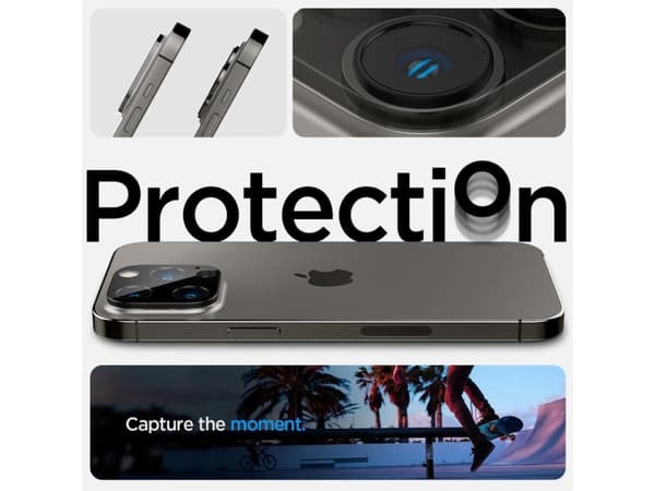 Spigen Glas.tR Optik, Apple, iPhone 14 Pro Max, iPhone 14 Pro, Transparent, 2 styck